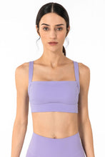 Load image into Gallery viewer, Open Back Pleated Detail Sports Bra