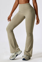 Load image into Gallery viewer, Wide Waistband Slim Fit Wide Leg Sports Leggings