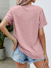 Load image into Gallery viewer, Graphic Round Neck Short Sleeve Tee