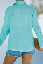 Load image into Gallery viewer, Button-Up Shirt with Breast Pockets