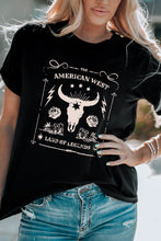 Load image into Gallery viewer, Graphic Round Neck Short Sleeve Tee
