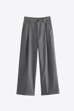 Load image into Gallery viewer, High Waist Straight Leg Pants