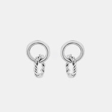 Load image into Gallery viewer, Copper Double-Hoop Earrings