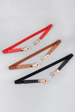 Load image into Gallery viewer, Zinc Alloy Buckle PU Leather Belt