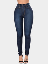 Load image into Gallery viewer, Full Size Button Fly Long Jeans