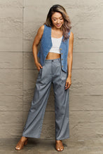 Load image into Gallery viewer, High Waist Straight Leg Pants
