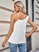 Load image into Gallery viewer, Chain Detail Cowl Neck Cami