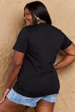 Load image into Gallery viewer, Simply Love Full Size Cat &amp; Pumpkin Graphic Cotton T-Shirt