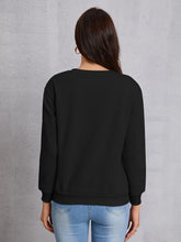 Load image into Gallery viewer, Butterfly Graphic Dropped Shoulder Sweatshirt