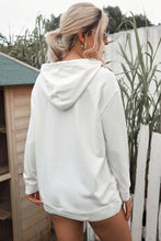 Load image into Gallery viewer, Dropped Shoulder Hoodie with Kangaroo Pocket