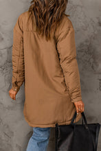 Load image into Gallery viewer, Snap Down Side Slit Jacket with Pockets
