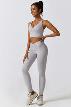 Load image into Gallery viewer, Crisscross Sports Bra and Leggings Set