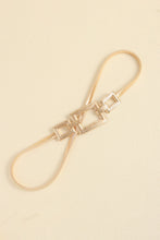 Load image into Gallery viewer, Square Shape Zinc Alloy Buckle Iron Belt