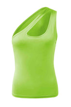 Load image into Gallery viewer, One Shoulder Cutout Cami