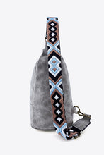 Load image into Gallery viewer, Adjustable Strap PU Leather Sling Bag
