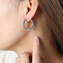 Load image into Gallery viewer, 18K Gold-Plated Huggie Earrings