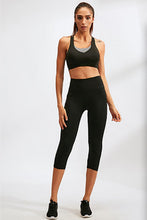 Load image into Gallery viewer, Slim Fit Wide Waistband Active Leggings with Pockets