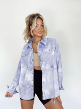 Load image into Gallery viewer, Tie-Dye Button Up Long Sleeve Shirt