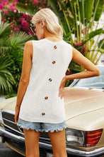 Load image into Gallery viewer, Buttoned Pocket Knit Tank