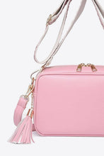 Load image into Gallery viewer, PU Leather Tassel Crossbody Bag