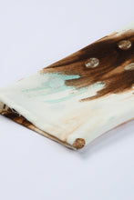 Load image into Gallery viewer, Printed Surplice Neck Layered Dress
