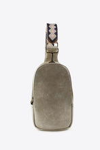 Load image into Gallery viewer, Adjustable Strap PU Leather Sling Bag