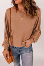 Load image into Gallery viewer, Round Neck Ribbed Top