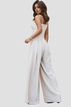 Load image into Gallery viewer, Spaghetti Strap Wide Leg Jumpsuit