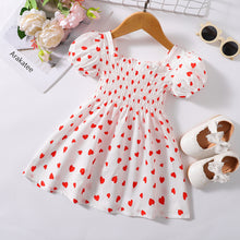 Load image into Gallery viewer, Printed Square Neck Smocked Dress