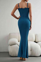 Load image into Gallery viewer, Spaghetti Strap Maxi Fishtail Dress