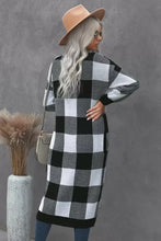 Load image into Gallery viewer, Camille Plaid Duster Cardigan