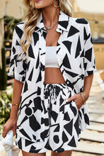Load image into Gallery viewer, WORK OF ART Printed Shorts Set