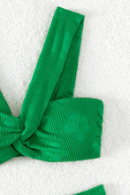 Load image into Gallery viewer, Textured Twisted Detail Bikini Set
