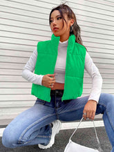 Load image into Gallery viewer, Zip-Up Puffer Vest