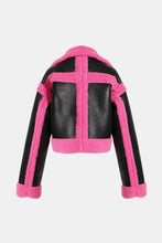 Load image into Gallery viewer, Double Take Contrast Color Double-Breasted Jacket