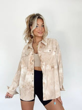 Load image into Gallery viewer, Tie-Dye Button Up Long Sleeve Shirt