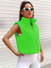 Load image into Gallery viewer, Zip-Up Puffer Vest