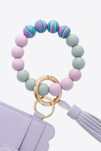 Load image into Gallery viewer, Beaded Tassel Keychain with Wallet