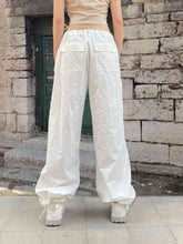 Load image into Gallery viewer, Drawstring Waist Parachute Pants