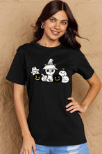 Load image into Gallery viewer, Simply Love Full Size Cat &amp; Pumpkin Graphic Cotton T-Shirt