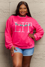 Load image into Gallery viewer, Simply Love Full Size LIT Long Sleeve Sweatshirt