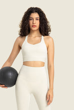 Load image into Gallery viewer, Feel Like Skin Racerback Halter Neck Sports Bra