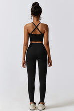 Load image into Gallery viewer, Crisscross Sports Bra and Leggings Set