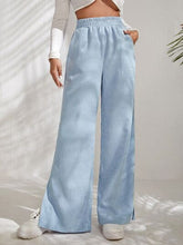 Load image into Gallery viewer, Slit Pocketed High Waist Wide Leg Pants