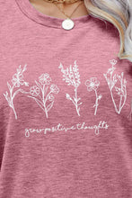 Load image into Gallery viewer, Graphic Round Neck Short Sleeve Tee