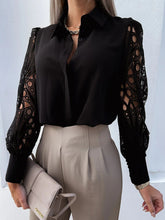 Load image into Gallery viewer, Long Lantern Sleeve Shirt