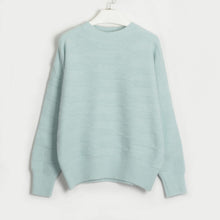 Load image into Gallery viewer, Round Neck Dropped Shoulder Sweater
