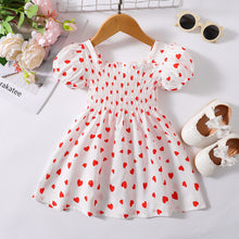 Load image into Gallery viewer, Printed Square Neck Smocked Dress