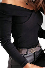 Load image into Gallery viewer, Ribbed Crisscross Long Sleeve Knit Top