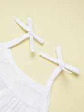 Load image into Gallery viewer, Baby Girl Spliced Lace Cami and Elastic Waist Shorts Set